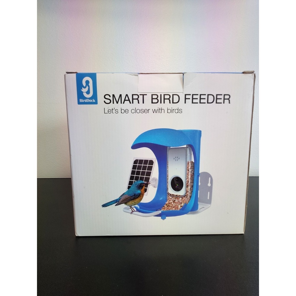 NEW BirdDock Smart Bird Feeder with Camera & Solar Panel Hummingbird Attachment